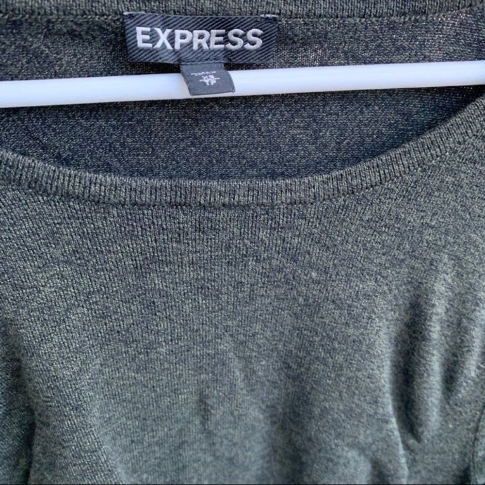 Express Ruched Sweater Dress XSmall - Picture 3 of 7